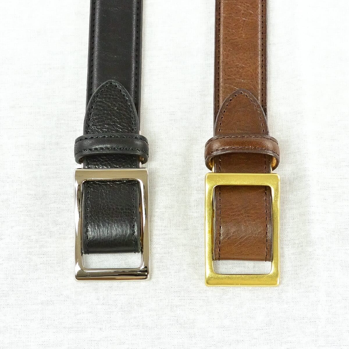 ANNAK アマンダオイルレザー スライドバックルベルト 30mm幅