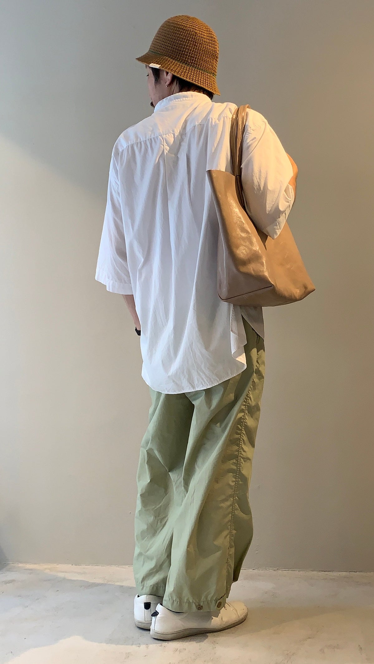 ANNAK アマンダオイルレザー ワイドトートバッグ