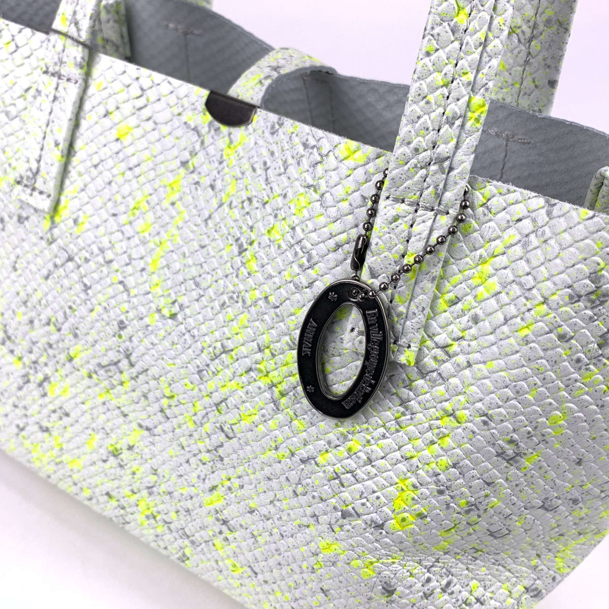 ANNAK エンボスハンドペイントレザー ランチトートバッグ