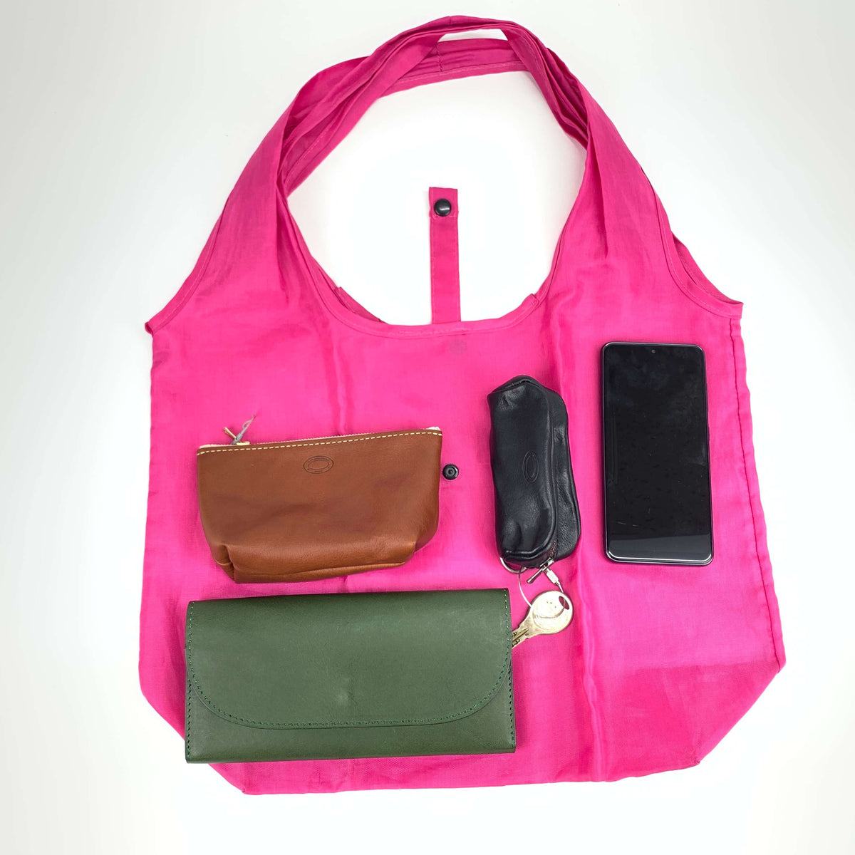 ANNAK エンボスハンドペイントレザー ランチトートバッグ