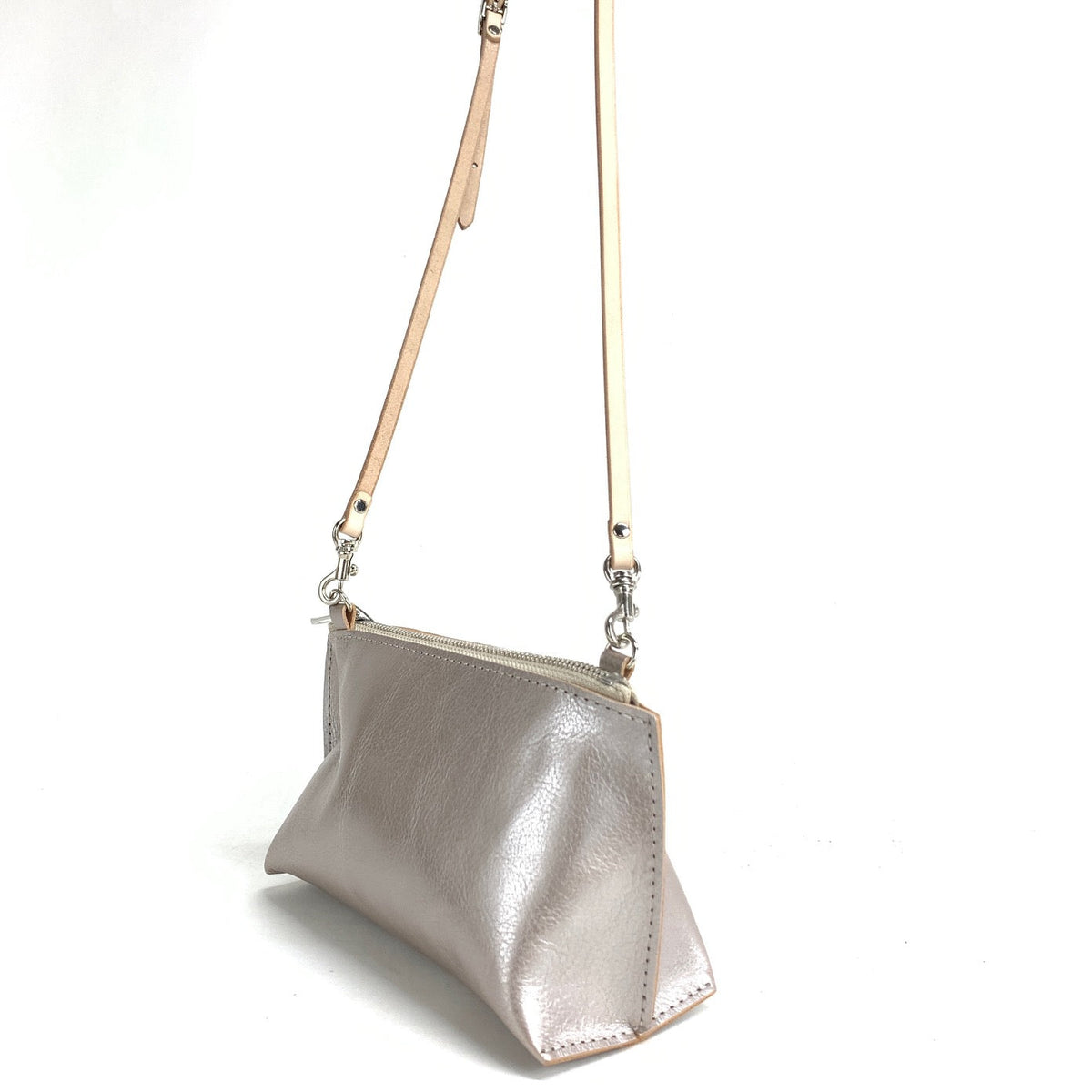 ANNAK アマンダオイルレザー マチ付ミニショルダーバッグ
