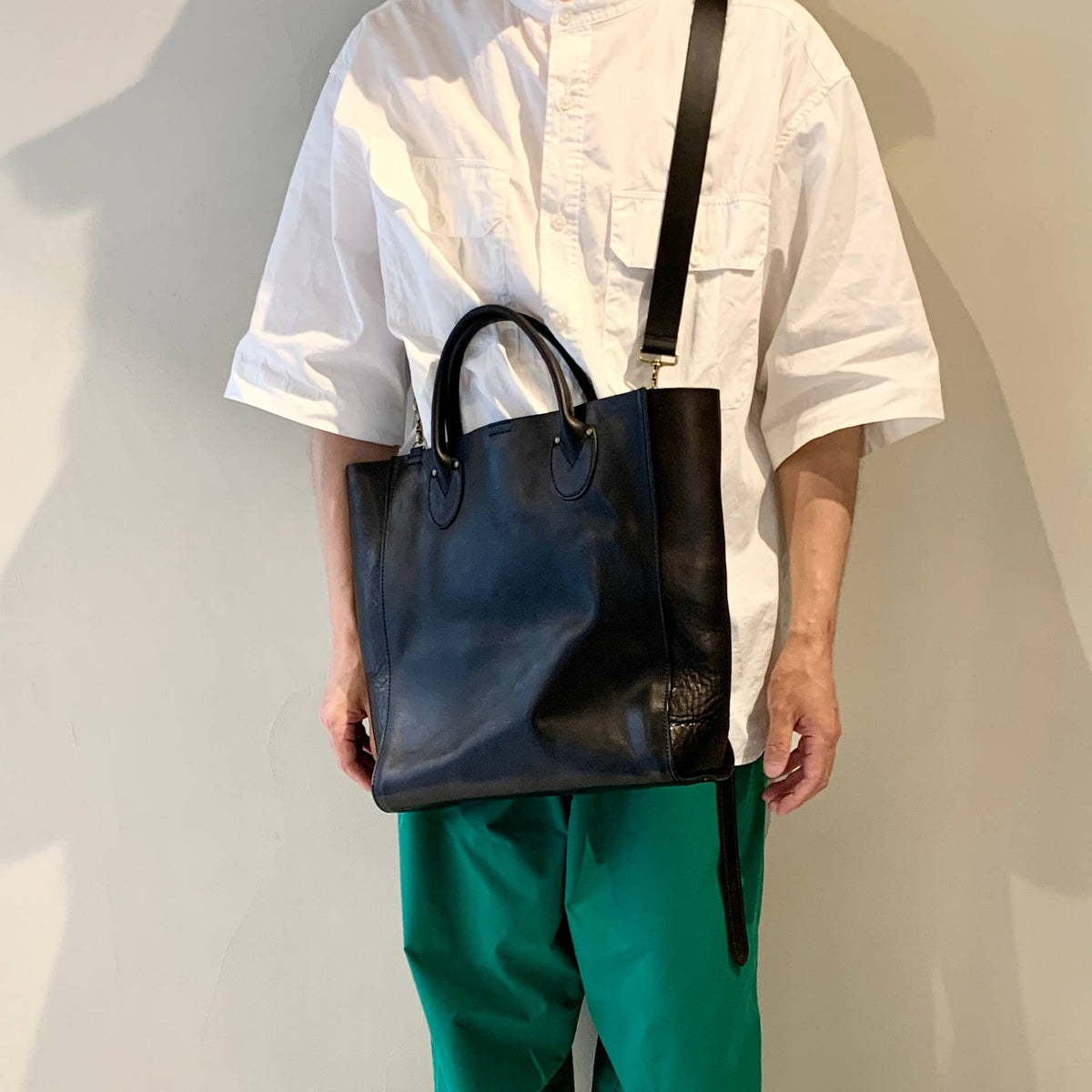 ANNAK ハンドウォッシュ ショルダー付き2way手持ちトートバッグ