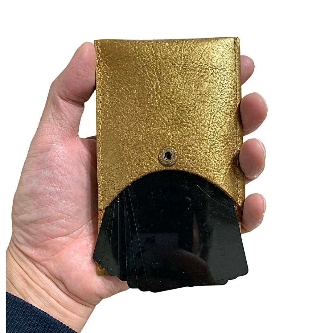 ANNAK アマンダオイルレザー コンパクト折り紙ウォレット