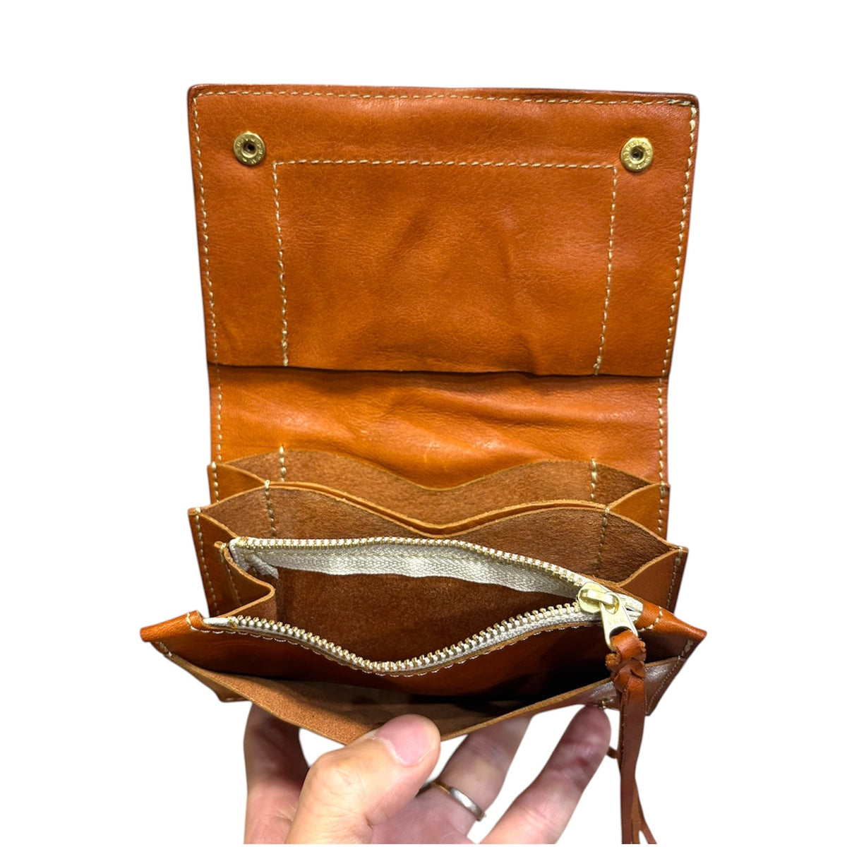 ANNAK ハンドウォッシュ ミドルサイズ配色財布