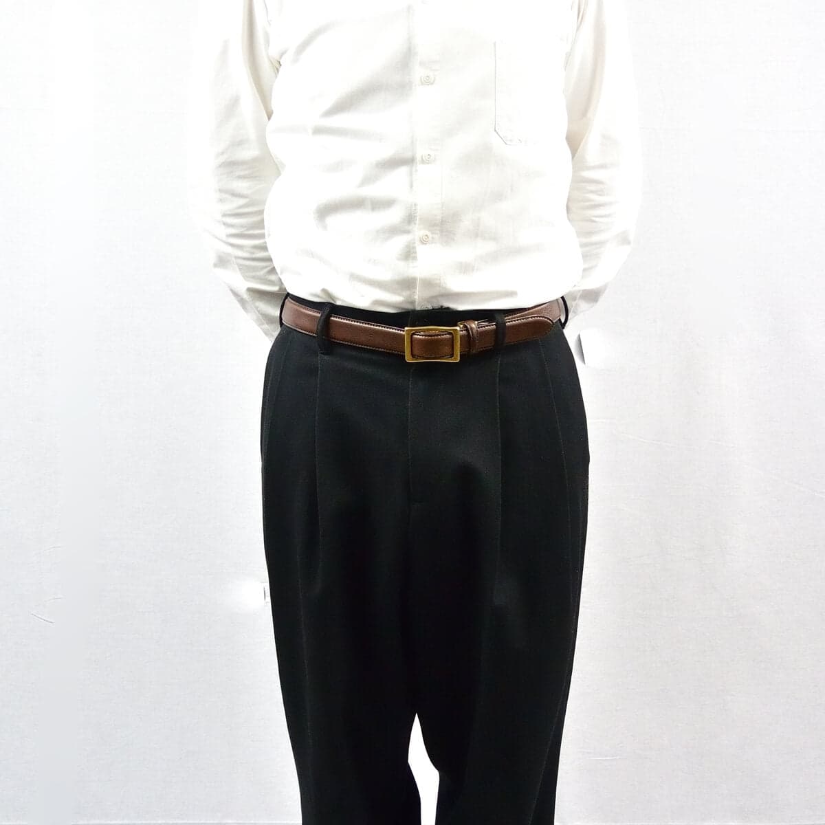 ANNAK アマンダオイルレザー スライドバックルベルト 30mm幅