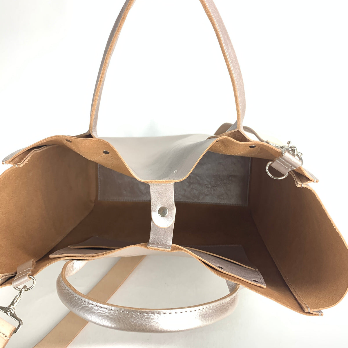 ANNAK アマンダオイルレザー ショルダー付き2way手持ちトートバッグ