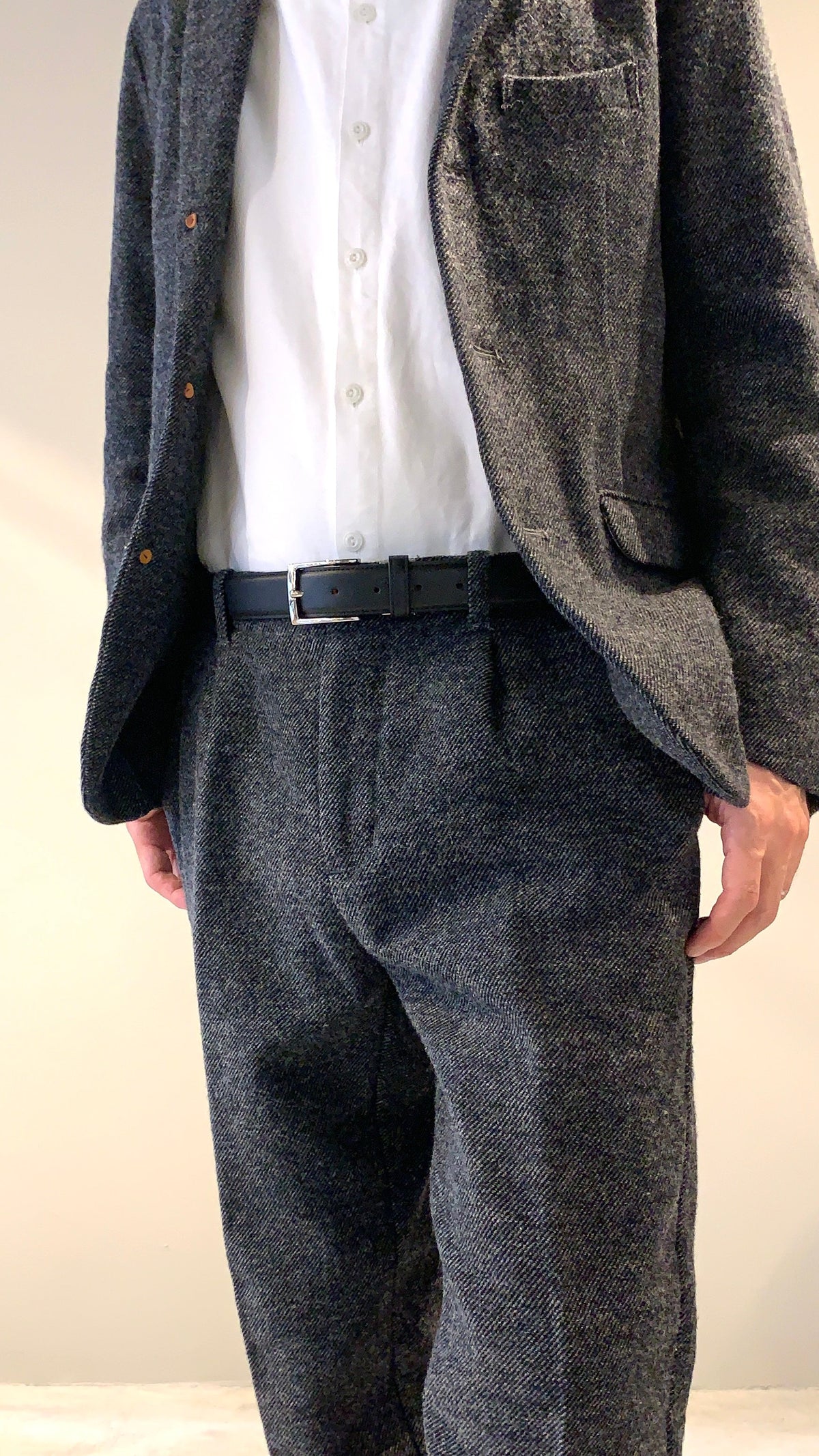 ANNAK スタンダードスムースレザーベルト30mm幅