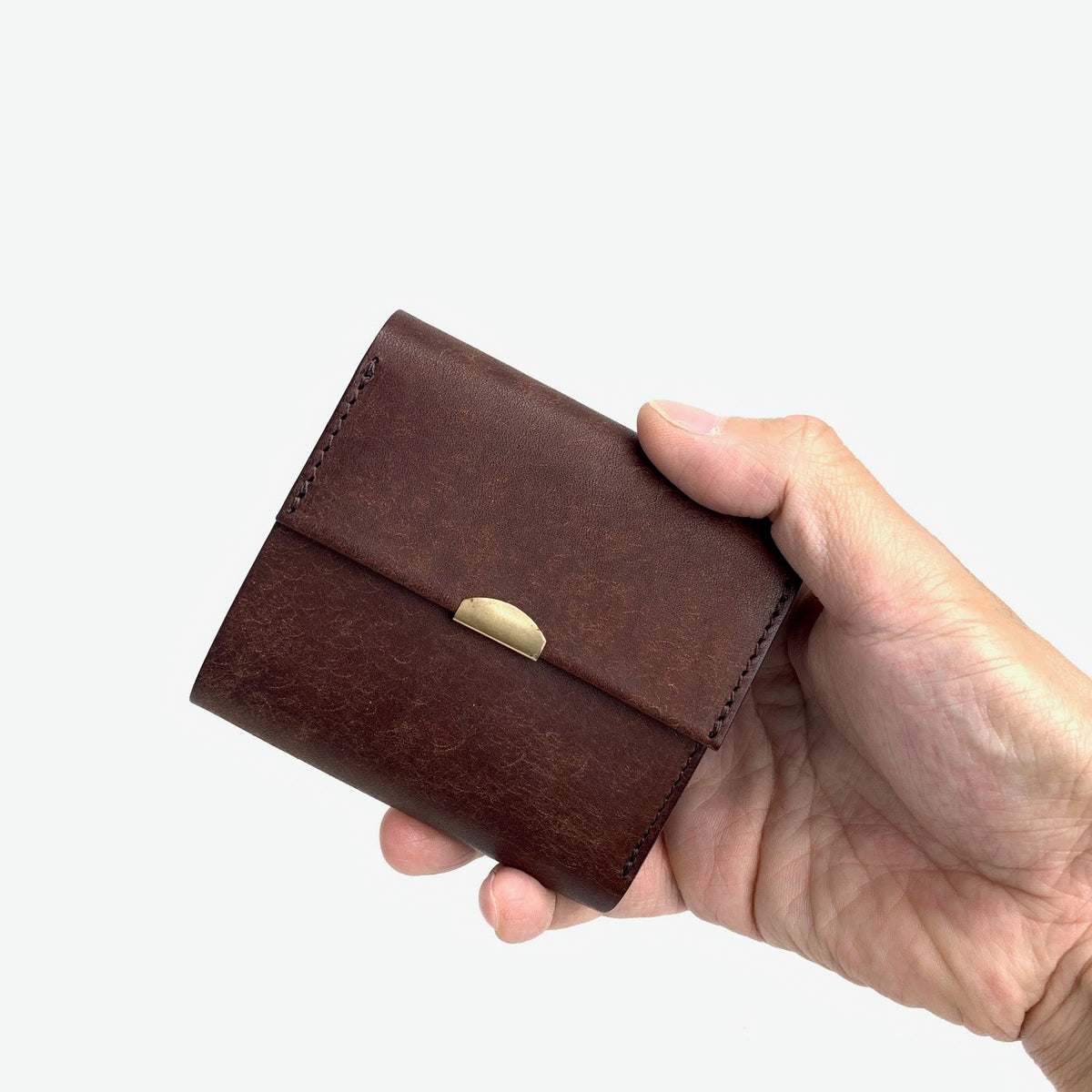 ANNAK プエブロレザー フラップ付き２つ折りウォレット S