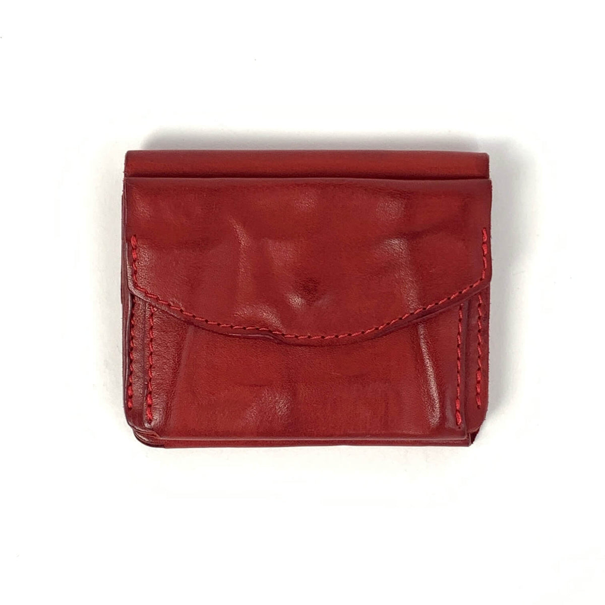 annak ハンドウォッシュコンパクト2つ折り財布 レッド