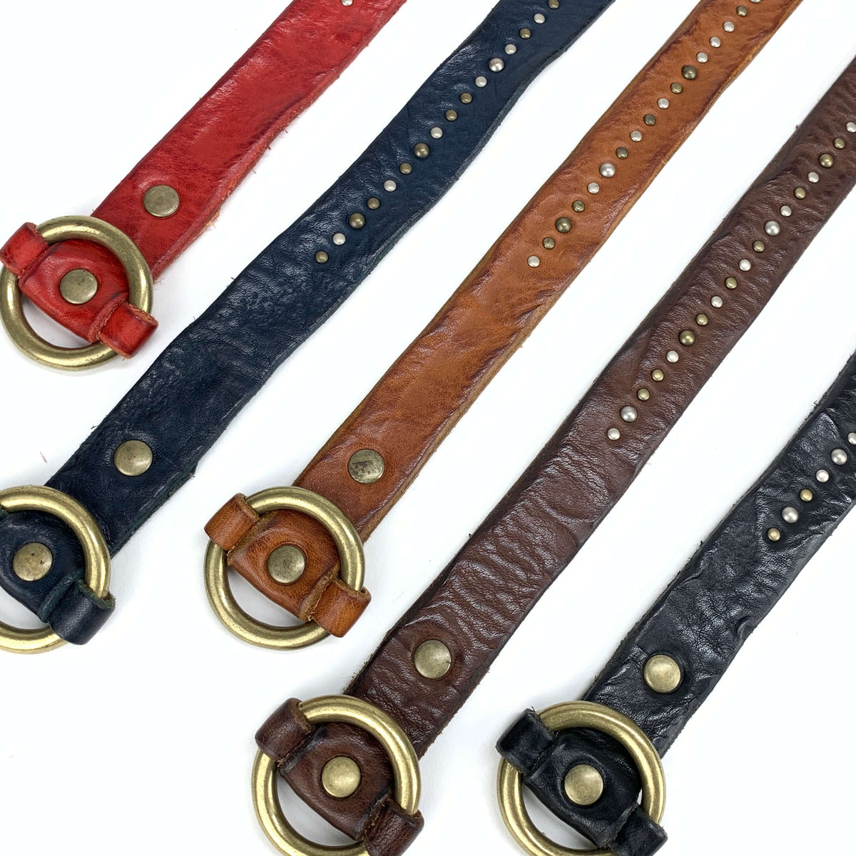 ANNAK ハンドウォッシュ ピンなしスタッズベルト 25ｍｍ幅