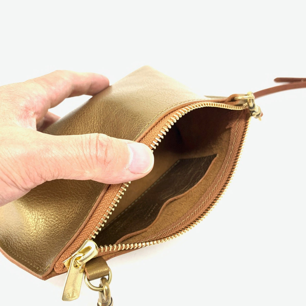 ANNAK アマンダオイルレザー マチ付ミニショルダーバッグ
