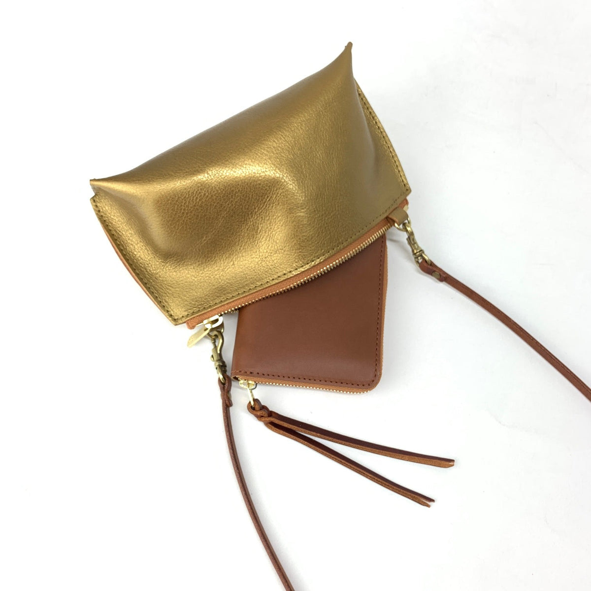 ANNAK アマンダオイルレザー マチ付ミニショルダーバッグ