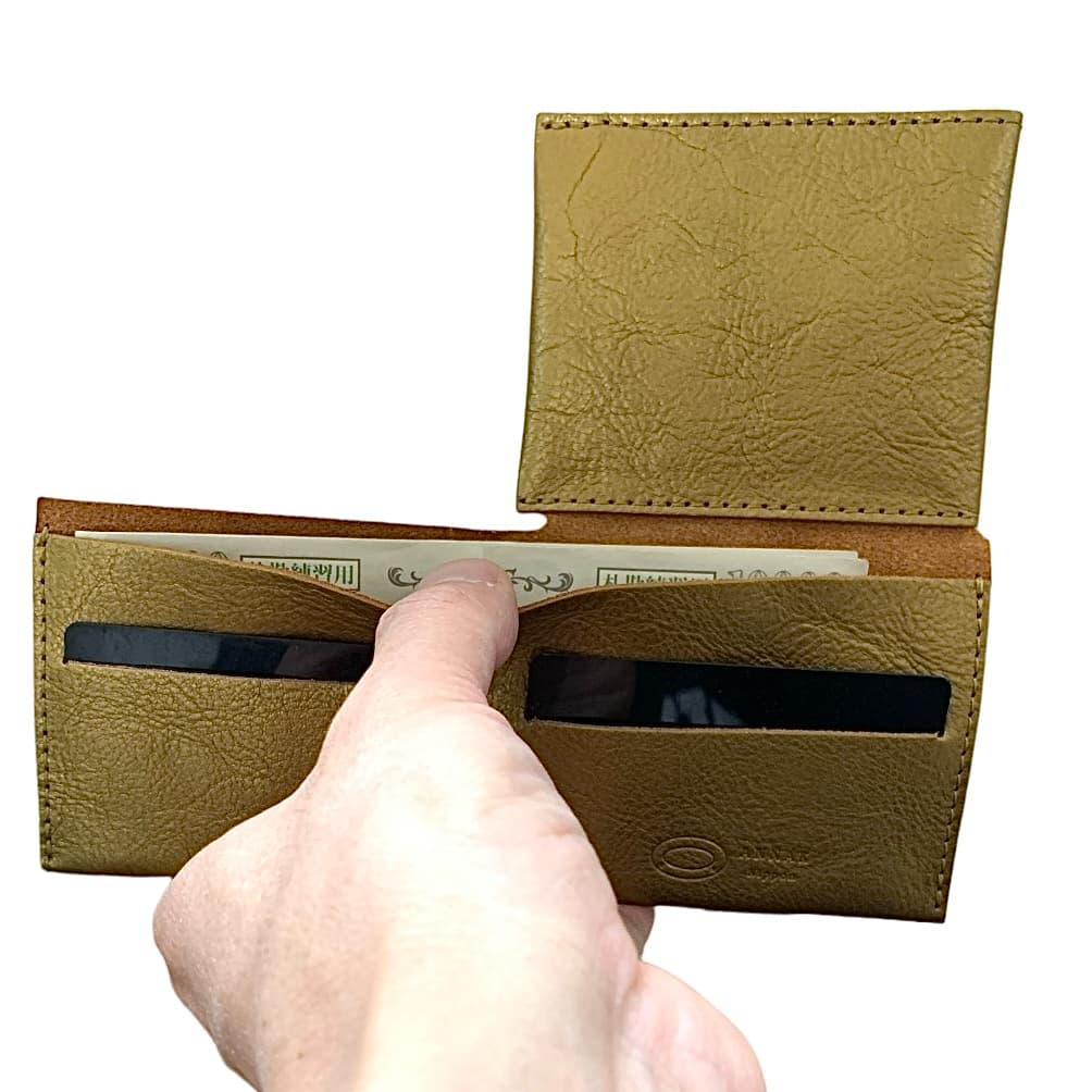 ANNAK アマンダオイルレザー コンパクト折り紙ウォレット
